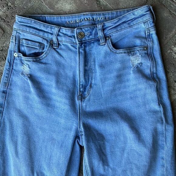 American Eagle Outfitters Blue Straight Leg Jeans Size 4
Long - Picture 2 of 13
